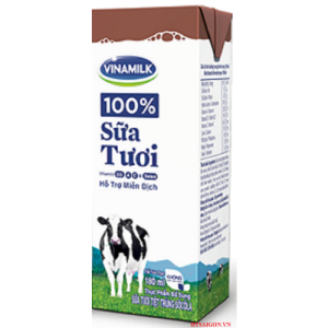 SỮA TƯƠI VINAMILK 100% SOCOLA 180ML SỮA TƯƠI VINAMILK 100% SOCOLA 180ML
