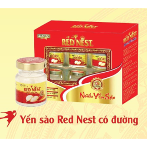 YẾN SÀO RED NEST CÓ ĐƯỜNG HỘP 6 LỌ 70ML