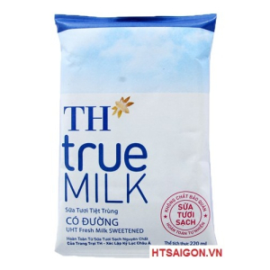 TH TRUE MILK BỊCH 220ML CÓ ĐƯỜNG TH TRUE MILK BỊCH 220ML CÓ ĐƯỜNG