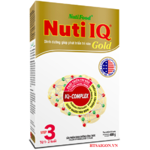 NUTI IQ GOLD 3 HỘP 400G NUTI IQ GOLD 3 HỘP 400G