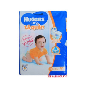 TÃ QUẦN HUGGIES M 60 MIẾNG TÃ QUẦN HUGGIES M 60 MIẾNG