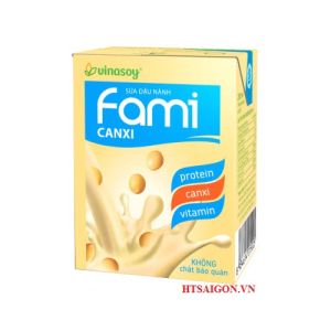 SỮA ĐẬU NÀNH FAMI CANXI HỘP 200ML