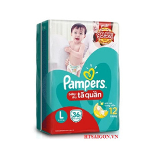 TÃ QUẦN PAMPERS L 36 MIẾNG TÃ QUẦN PAMPERS L 36 MIẾNG
