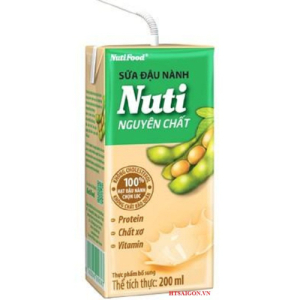 SỮA ĐẬU NÀNH NUTI CANXI HỘP 180ML
