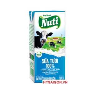 SỮA TƯƠI 100% NUTI KHÔNG ĐƯỜNG 180ML SỮA TƯƠI 100% NUTI KHÔNG ĐƯỜNG 180ML
