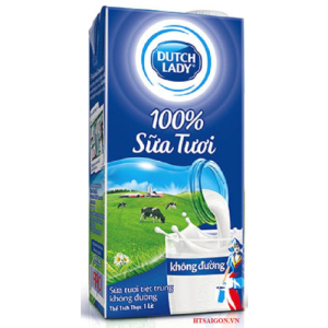 SỮA TƯƠI DUTCH LADY 100% KHÔNG ĐƯỜNG 1L SỮA TƯƠI DUTCH LADY 100% KHÔNG ĐƯỜNG 1L